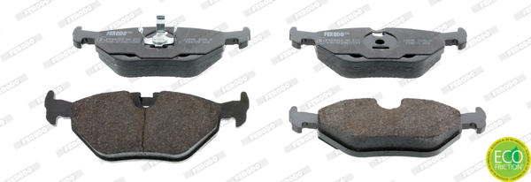 Brake Pad Set, disc brake - FDB578 FERODO