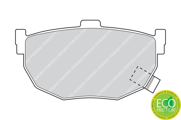 Brake Pad Set, disc brake - FDB638 FERODO