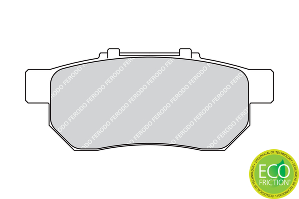 Brake Pad Set, disc brake - FDB778 FERODO