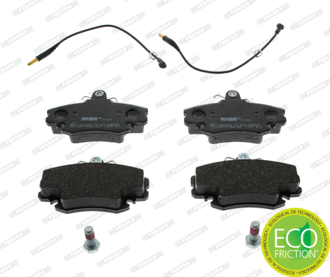 Brake Pad Set, disc brake - FDB845 FERODO