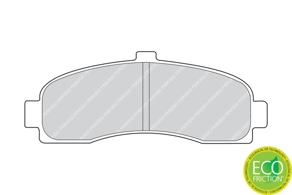 Brake Pad Set, disc brake - FDB859 FERODO