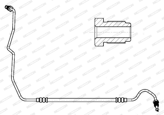 Brake Hose - FHY3355 FERODO