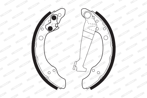 Bremsbackensatz - FSB150 FERODO