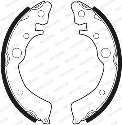 Bremsbackensatz - FSB204 FERODO