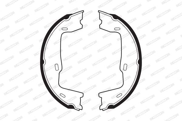 Brake Shoe Set, parking brake - FSB227 FERODO