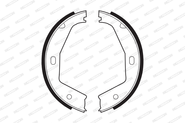 Brake Shoe Set, parking brake - FSB292 FERODO