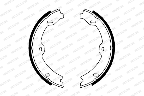 Brake Shoe Set, parking brake - FSB4000 FERODO