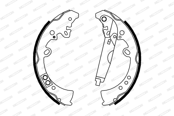 Bremsbackensatz - FSB4010 FERODO