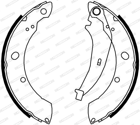 Bremsbackensatz - FSB4074 FERODO