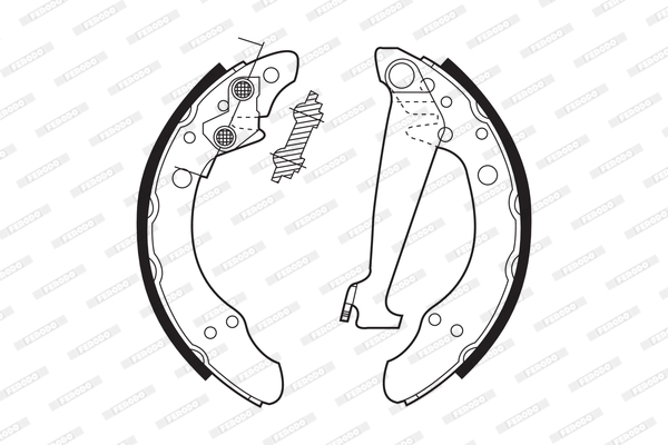 Bremsbackensatz - FSB408 FERODO