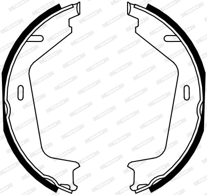 Brake Shoe Set, parking brake - FSB4130 FERODO