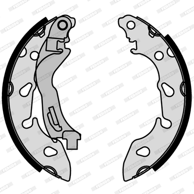 Brake Shoe Set - FSB4188 FERODO