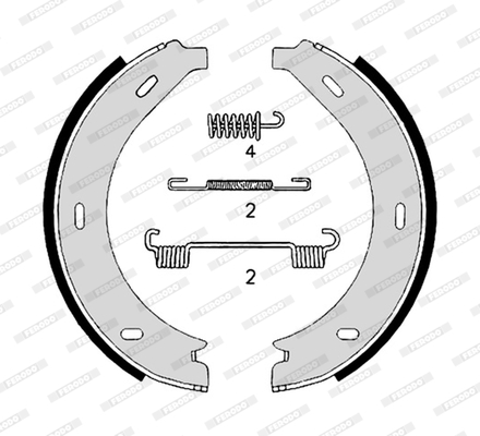Bremsbackensatz - FSB4306 FERODO