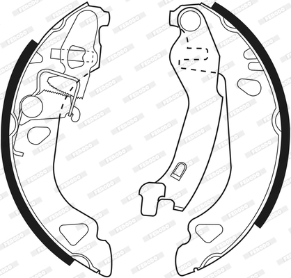Brake Shoe Set - FSB477 FERODO