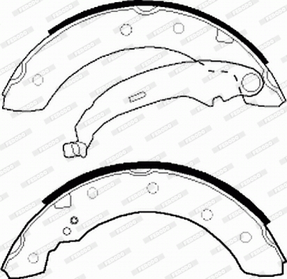 Bremsbackensatz - FSB519 FERODO