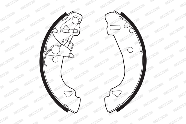 Bremsbackensatz - FSB527 FERODO
