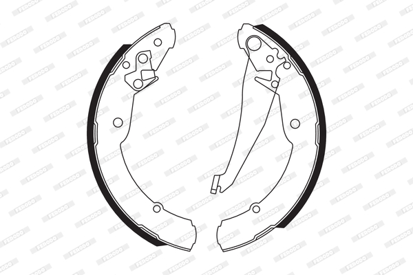 Bremsbackensatz - FSB549 FERODO