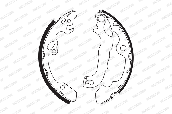 Brake Shoe Set - FSB565 FERODO