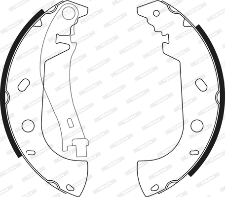 Bremsbackensatz - FSB571 FERODO