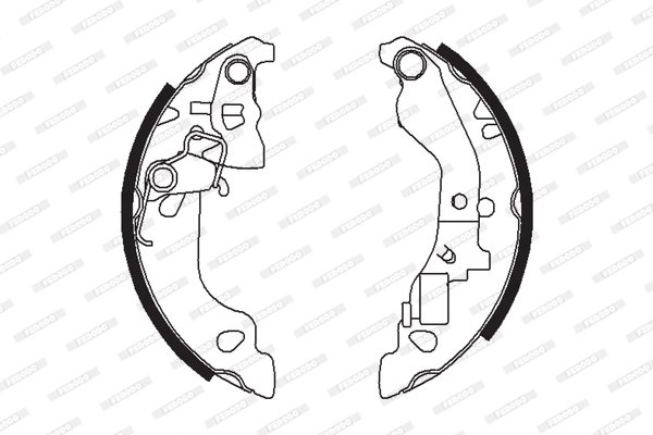 Bremsbackensatz - FSB602 FERODO