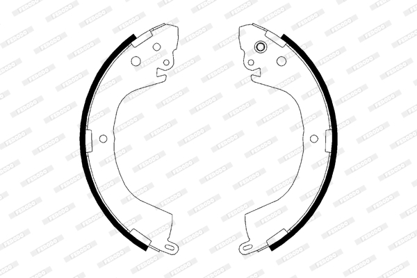 Bremsbackensatz - FSB617 FERODO