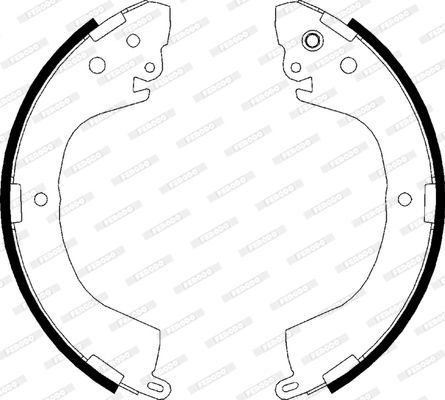Bremsbackensatz - FSB617 FERODO