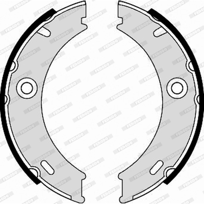 Brake Shoe Set, parking brake - FSB625 FERODO