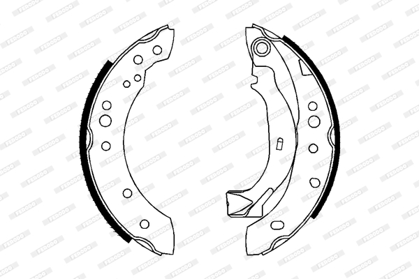Bremsbackensatz - FSB626 FERODO