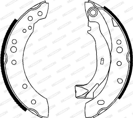 Bremsbackensatz - FSB626 FERODO