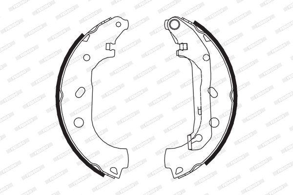 Bremsbackensatz - FSB648 FERODO
