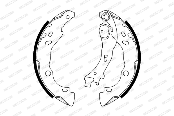 Bremsbackensatz - FSB657 FERODO