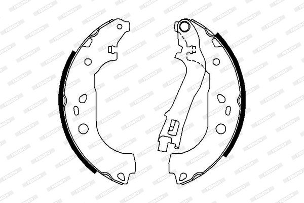 Bremsbackensatz - FSB676 FERODO