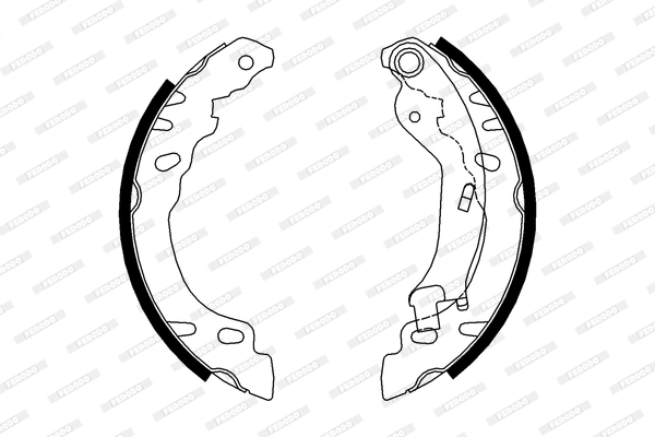 Bremsbackensatz - FSB688 FERODO