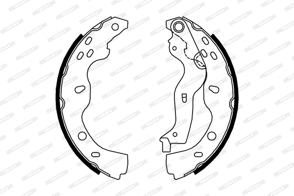 Bremsbackensatz - FSB691 FERODO