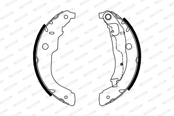 Bremsbackensatz - FSB694 FERODO