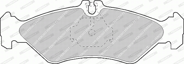 Brake Pad Set, disc brake - FVR1039 FERODO