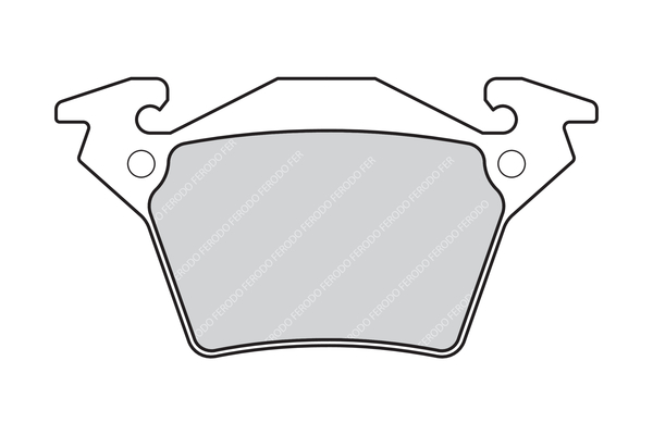Brake Pad Set, disc brake - FVR1305 FERODO