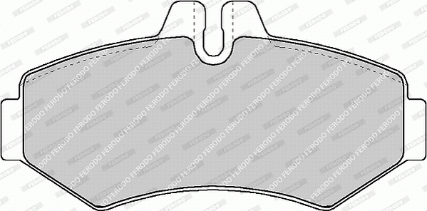 Brake Pad Set, disc brake - FVR1306 FERODO