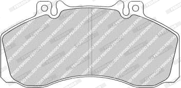 Brake Pad Set, disc brake - FVR1522 FERODO