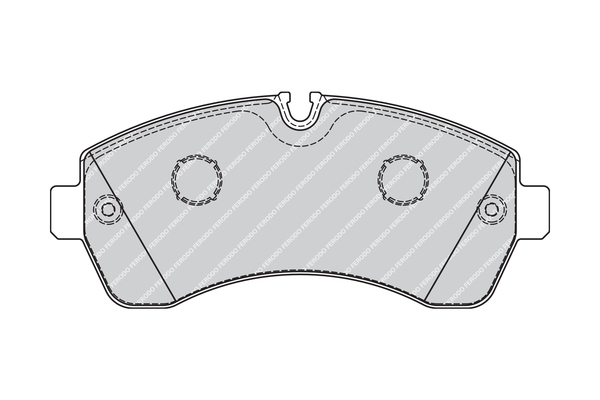 Brake Pad Set, disc brake - FVR1777 FERODO