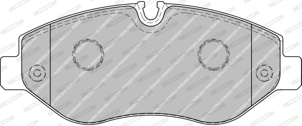 Brake Pad Set, disc brake - FVR1778 FERODO