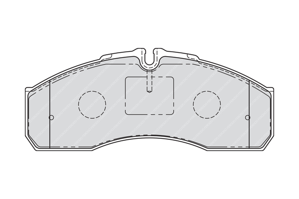 Brake Pad Set, disc brake - FVR1791 FERODO