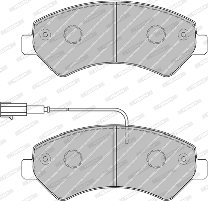 Brake Pad Set, disc brake - FVR1925 FERODO
