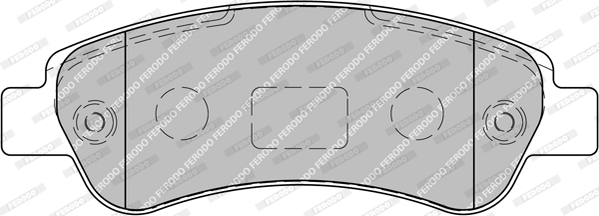 Brake Pad Set, disc brake - FVR1927 FERODO