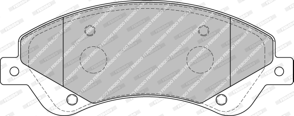 Brake Pad Set, disc brake - FVR1929 FERODO