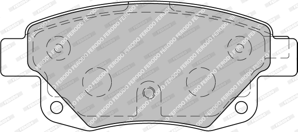 Brake Pad Set, disc brake - FVR1930 FERODO