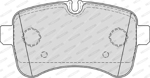Brake Pad Set, disc brake - FVR4037 FERODO