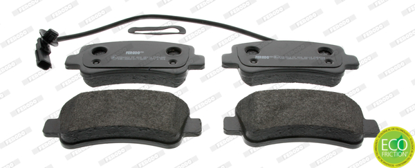 Kit pastiglie freno, Freno a disco - FVR4348 FERODO