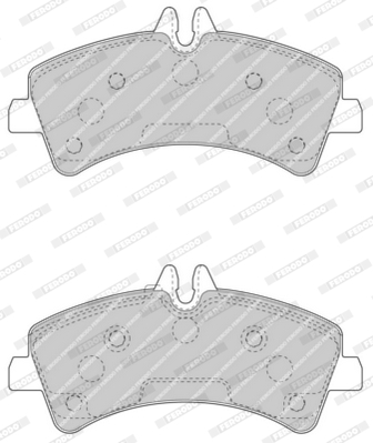 Kit pastiglie freno, Freno a disco - FVR4429 FERODO