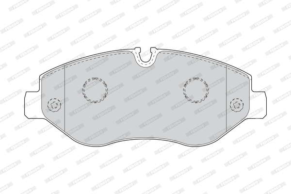 Brake Pad Set, disc brake - FVR4469 FERODO